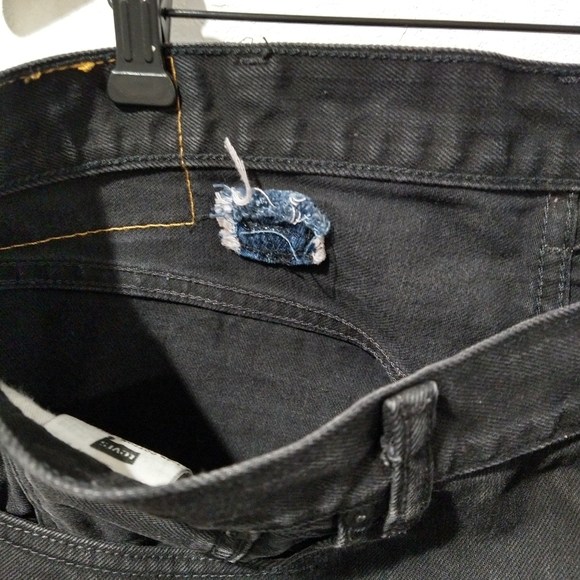 Levi's 501 Straight Fit Black Jeans - Picture 8 of 8